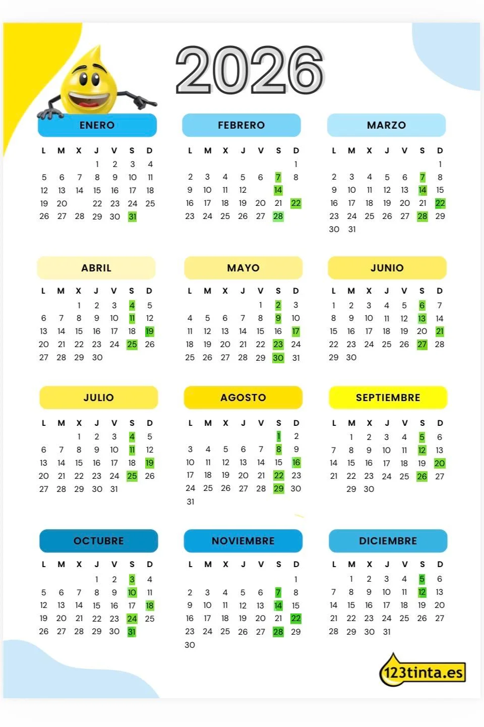 Image of calendar vca exams 2026
